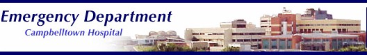 [Banner image] heading image saying Emergency department website